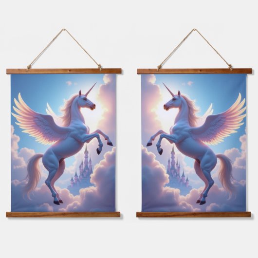 Einpolige Wandtapete aus Set mit Holzdeckenplatte Wandteppich Mit Holzrahmen (Doppelt)