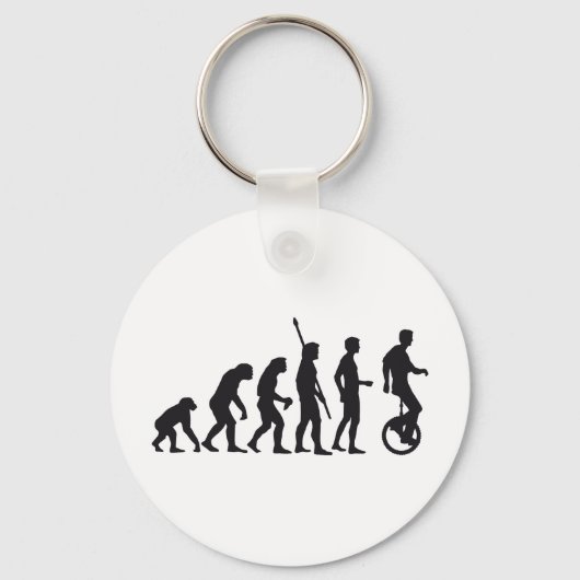 Einrad der Evolution Schlüsselanhänger (Vorderseite)