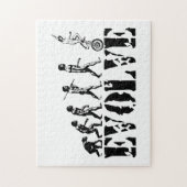 Einrad-Evolution Sport Puzzle (Vertikal)