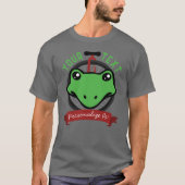 Einrad-Frosch-Grafik T-Shirt (Vorderseite)