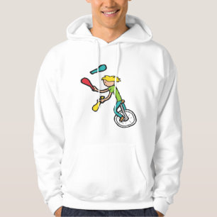 Einrad Jongleur Hoodie