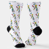 Einrad Jongleur Socken (Gewinkelt)