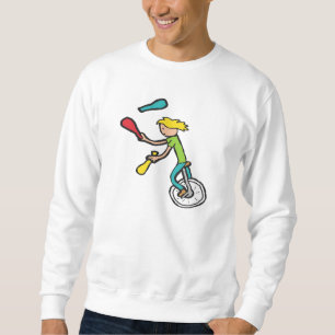 Einrad Jongleur Sweatshirt