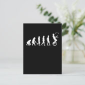 Einrad Juggling Circus Artist Juggler Postkarte (Stehend Vorderseite)
