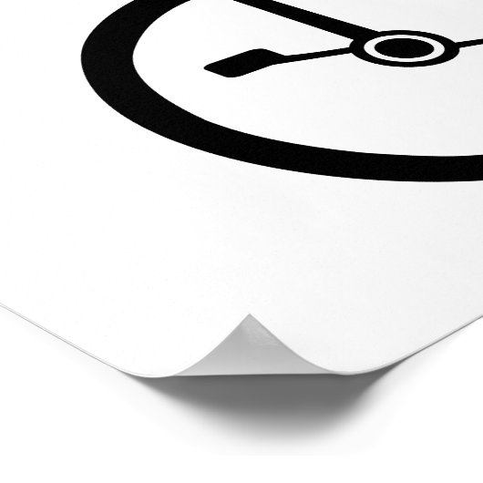 Einrad Poster (Ecke)