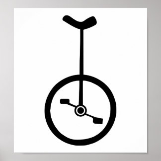 Einrad Poster