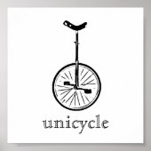 Einraddruck Poster (Vorne)