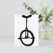 Einradsymbol Postkarte (Stehend Vorderseite)