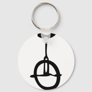 Einradsymbol Schlüsselanhänger