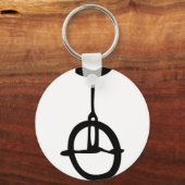 Einradsymbol Schlüsselanhänger (Vorderseite)