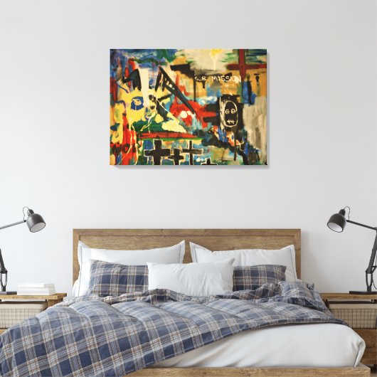 Einreichung Leinwanddruck (Insitu (Schlafzimmer))