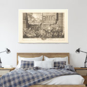 Einreise Alexander des Großen nach Babylon, Leinwanddruck (Insitu (Schlafzimmer))