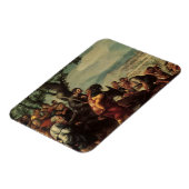 Einreise Christi nach Jerusalem Magnet (Linke Seite)