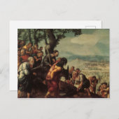 Einreise Christi nach Jerusalem Postkarte (Vorne/Hinten)