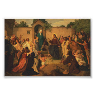 Einreise Jesu Christi nach Jerusalem Fotodruck