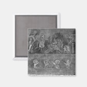 Einreise Jesu nach Jerusalem Magnet (Vorderseite/Rückseite)