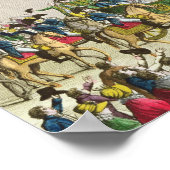 Einreise von Louis XVIII. Mai 1814 nach Paris Poster (Ecke)