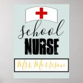 Einrichtung des Schulkrankenhauses; Personalisiert Poster (Vorne)