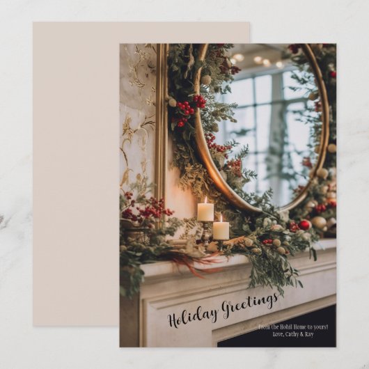 Einrichtung Feiertagskarte (Vorne/Hinten)