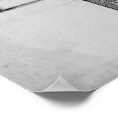 Einrichtung für einen kleinen zeichnend Raum Poster (Ecke)