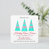 Einrichtung für Weihnachtsbaumkarten Feiertagskarte (Stehend Vorderseite)