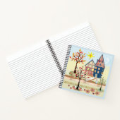 Einrichtung, Häuser, Dorf Notizblock (Innenseite)