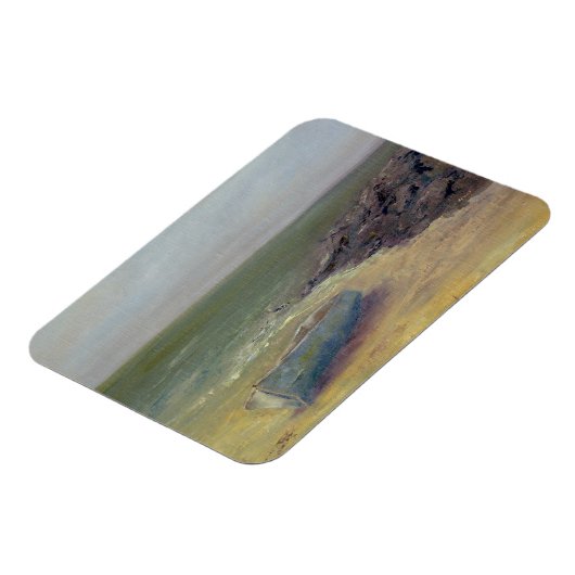 Einrollboot an der Küste Magnet (Linke Seite)