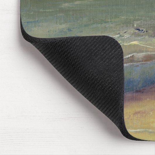 Einrollboot an der Küste Mousepad (Ecke)