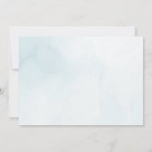 Eins der Meerestiere 1. Geburtstag Foto Einladung (Rückseite)