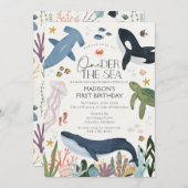 Eins der neutralen Geburt des Meeres Einladung (Vorne/Hinten)