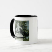 Eins der zwei "mergeligen Pferde", 1739-45 Tasse (Vorderseite Links)