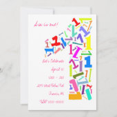 Eins! Einladung (Vorderseite)