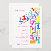 Eins! Einladung (Vorne/Hinten)