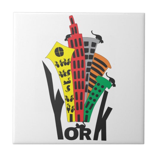 Eins Fliese (Vorderseite)