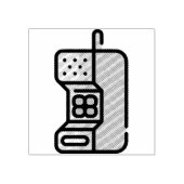 eins gummistempel (Prägung)