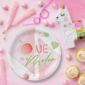 Eins im Niedlichen Sommer in Melon Pappteller (Party)