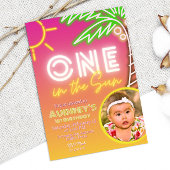 Eins in der Sonne - Einladung zum 1. Geburtstag