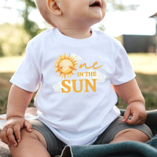 Eins in der Sonne Geburtstagsgast der Ehre 1. Gebu Baby T-shirt