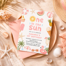 Eins in der Strandparty-Sommer-Sonnenparty 1. Gebu