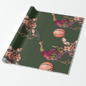 Eins in einem Basketball Geschenkpapier (Ungerollt)