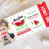 Eins in einem melancholischen Ticket Erstes Geburt Einladung