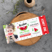 Eins in einem melancholischen Ticket Erstes Geburt Einladung