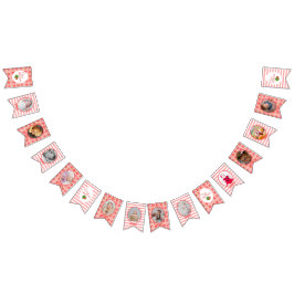 Eins in einem Melon 1. Geburtstag Wassermelone Fot Wimpelkette