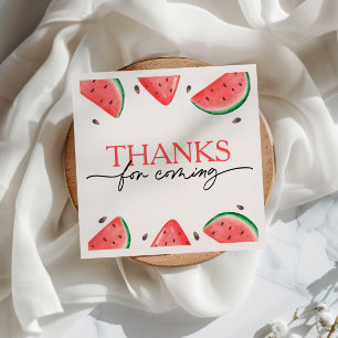 Eins in einem Melon 1. Geburtstag Wassermelone Geb Serviette