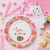 Eins in einem Melon 1. Geburtstag Wassermelone Pappteller (Party)