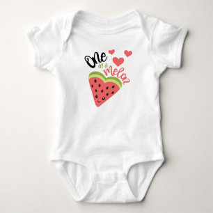 Eins in einem Melon-Baby-Bodysuit Baby Strampler