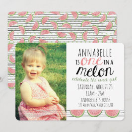 Eins in einem Melon, erste Einladung zum Geburtsta