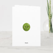 Eins in einem Melon First Birthday Gruß Karte (Rückseite)