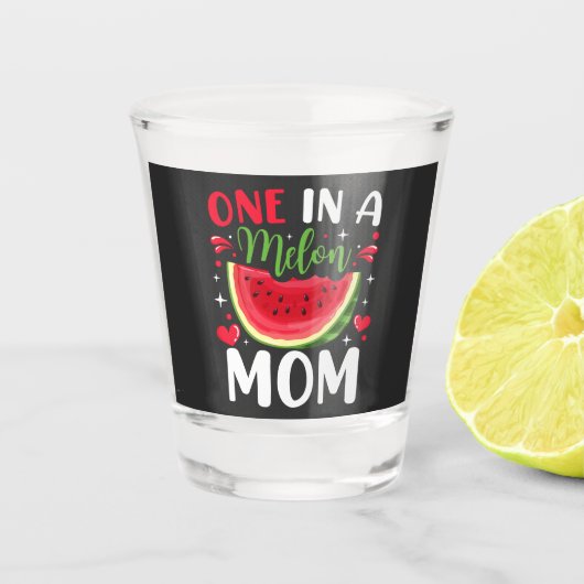 Eins in einem Melon-Mama-B-Day-Party Schnapsglas (Vorderseite)