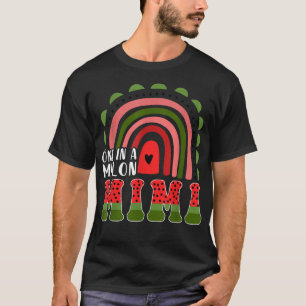 Eins in einem Melon Mimi Wassermelon Rainbow Shirt